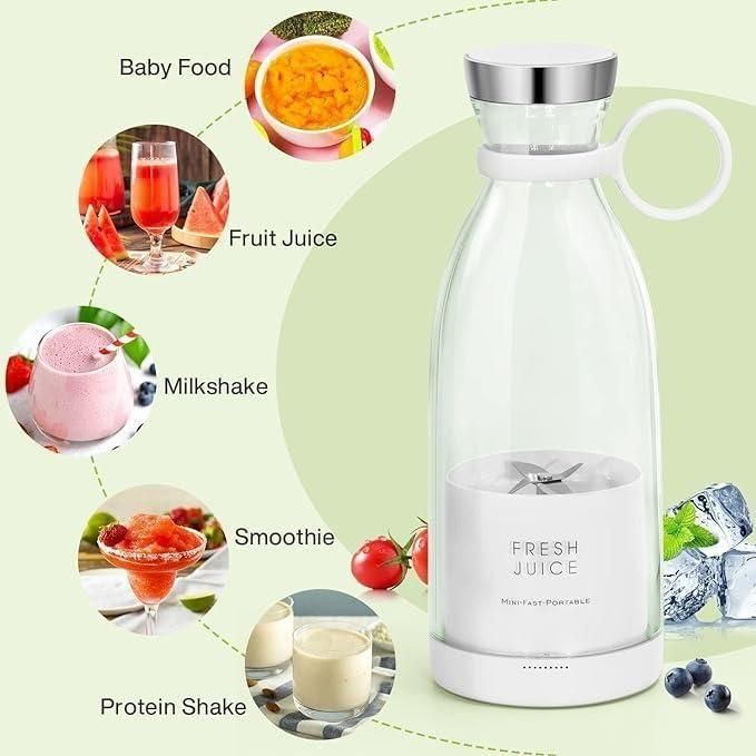 Portable Rechargeable Mini Juice Blender – Blend Anywhere, Anytime!